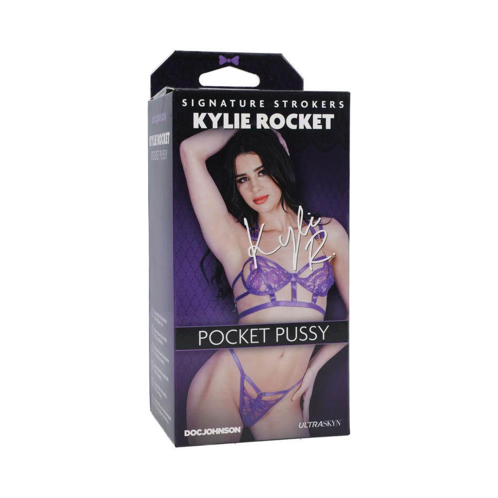DOC JOHNSON - STROKERS DE FIRMA KYLIE ROCKET VAGINA DE BOLSILLO ULTRASKYN VAINILLA
