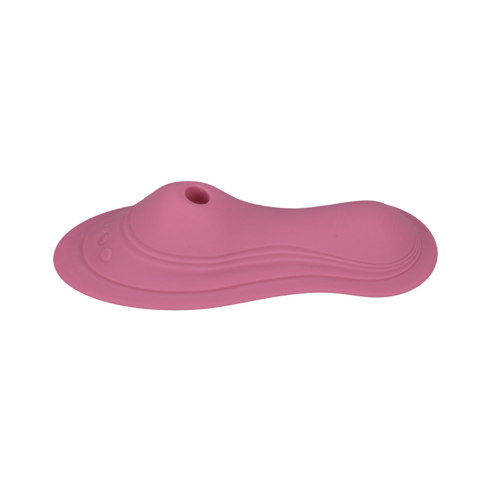 DOC JOHNSON - IRIDE PLEASURE SEAT SUCK RECHARGEABLE WITH WIRELESS REMOTE DUSTY PINK
