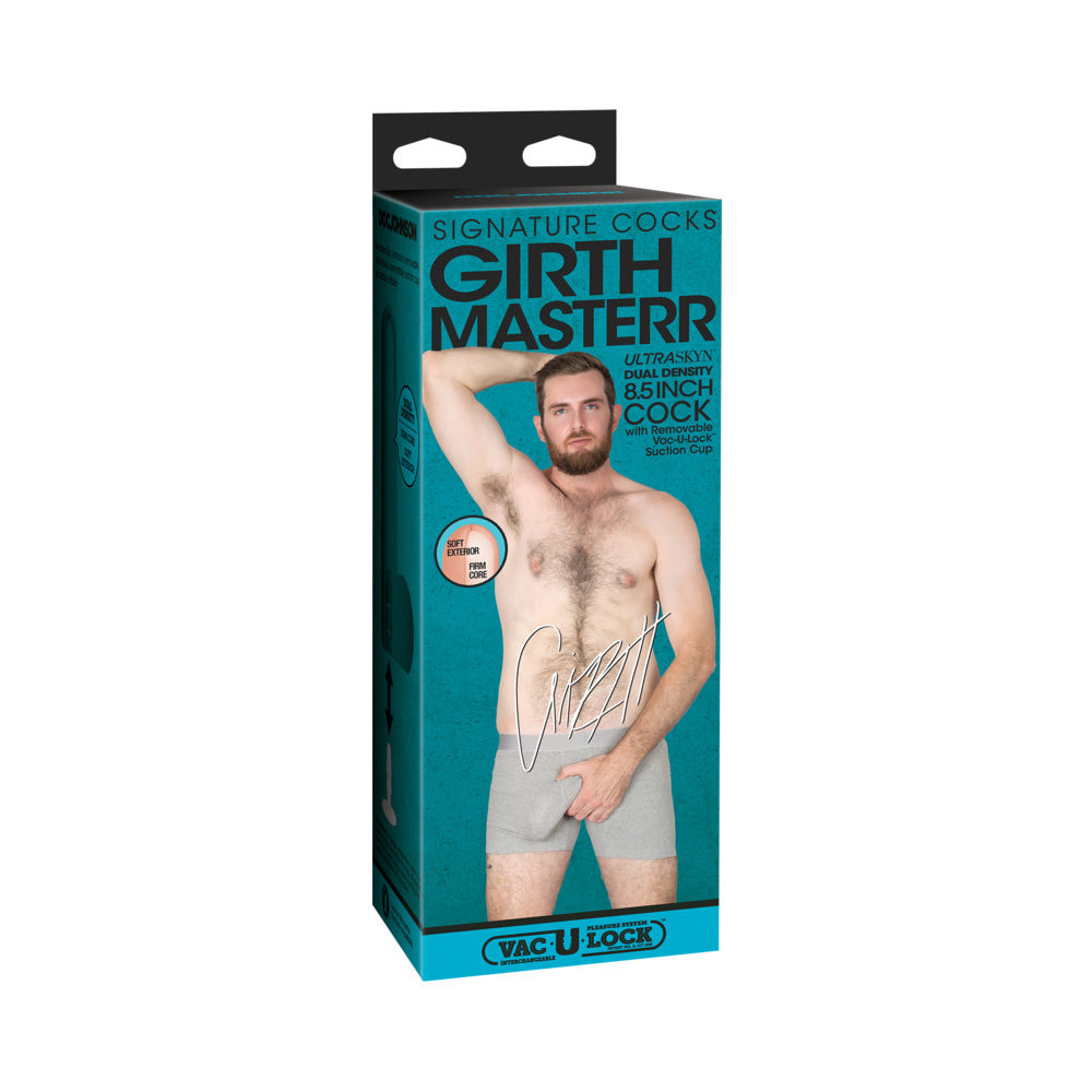 DOC JOHNSON - COCKS FIRMA GIRTHMASTERR 8.5 PULG. DILDO ULTRASKYN VAC-U-LOCK