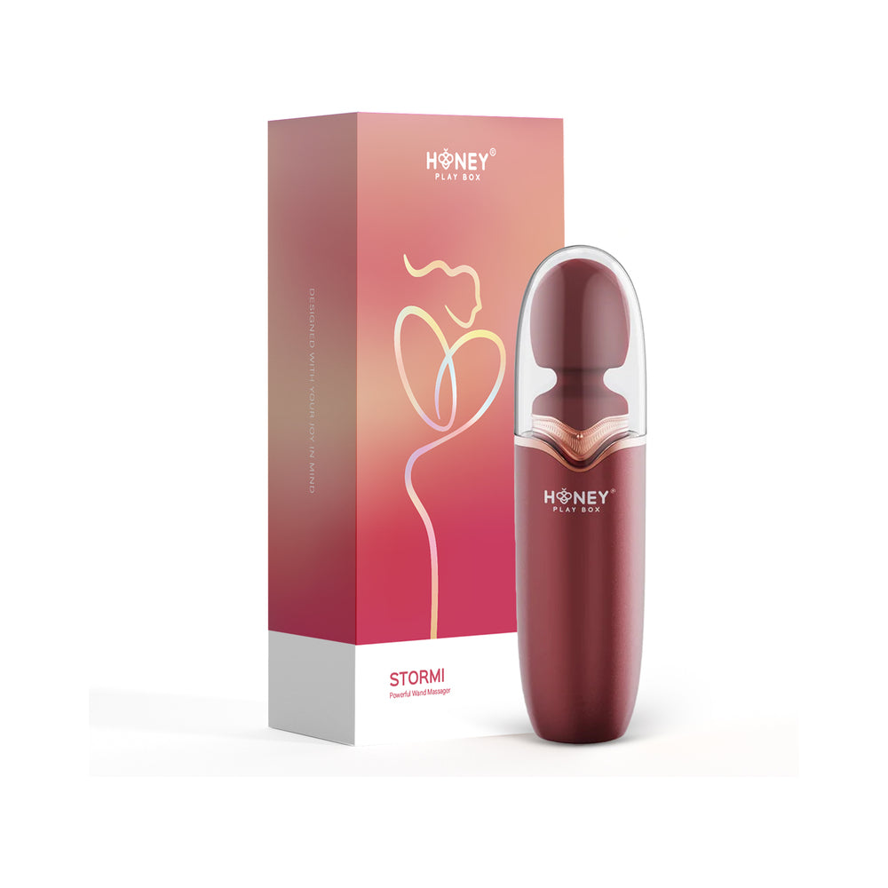 HONEY PLAY BOX - STORMI POWERFUL WAND MASSAGER WITH CHARGING CASE