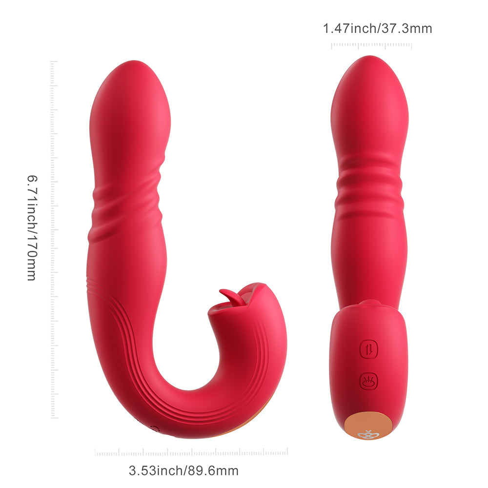 HONEY PLAY BOX JOI THRUST 2 APP-CONTROLLED THRUSTING VIBRATOR & CLIT LICKER