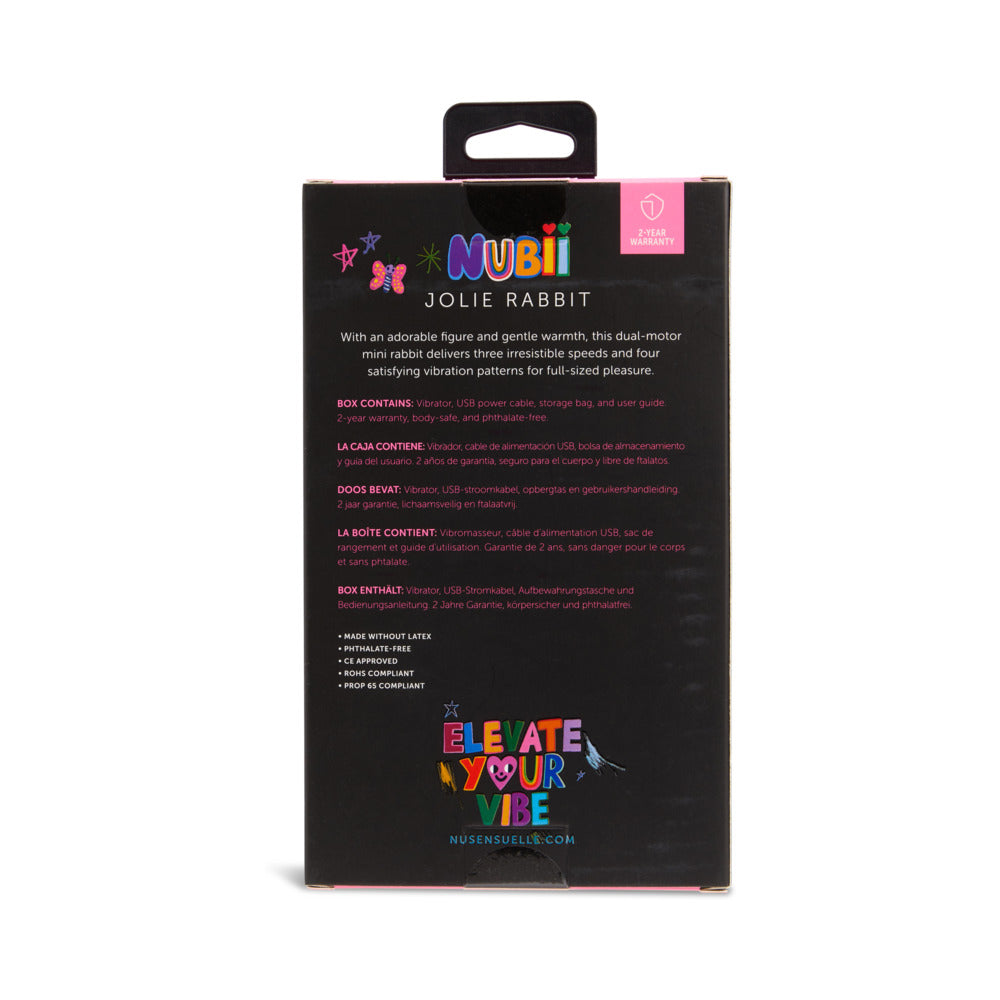 NU SENSUELLE JOLIE NUBII WARMING MINI RABBIT BLUE