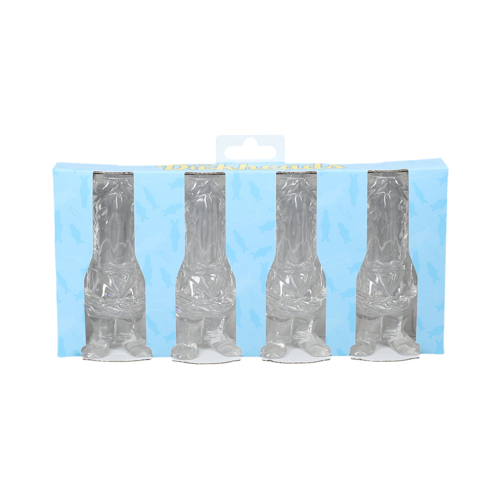 THE DICKHEADS GROOM TALL SHOT GLASS CLEAR