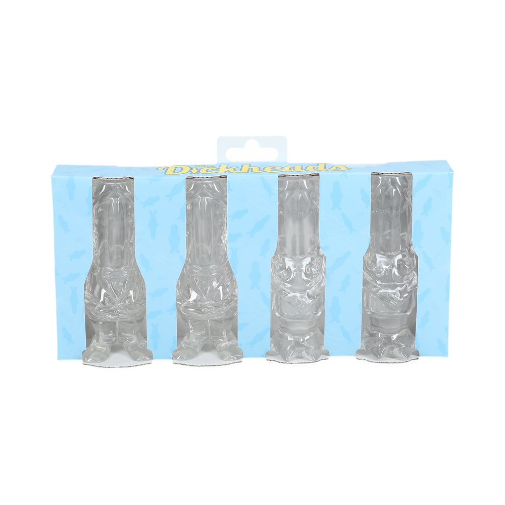 VASOS DE CHUPITO - VASO DE CHUPITO ALTO PARA PAREJAS THE DICKHEADS TRANSPARENTE