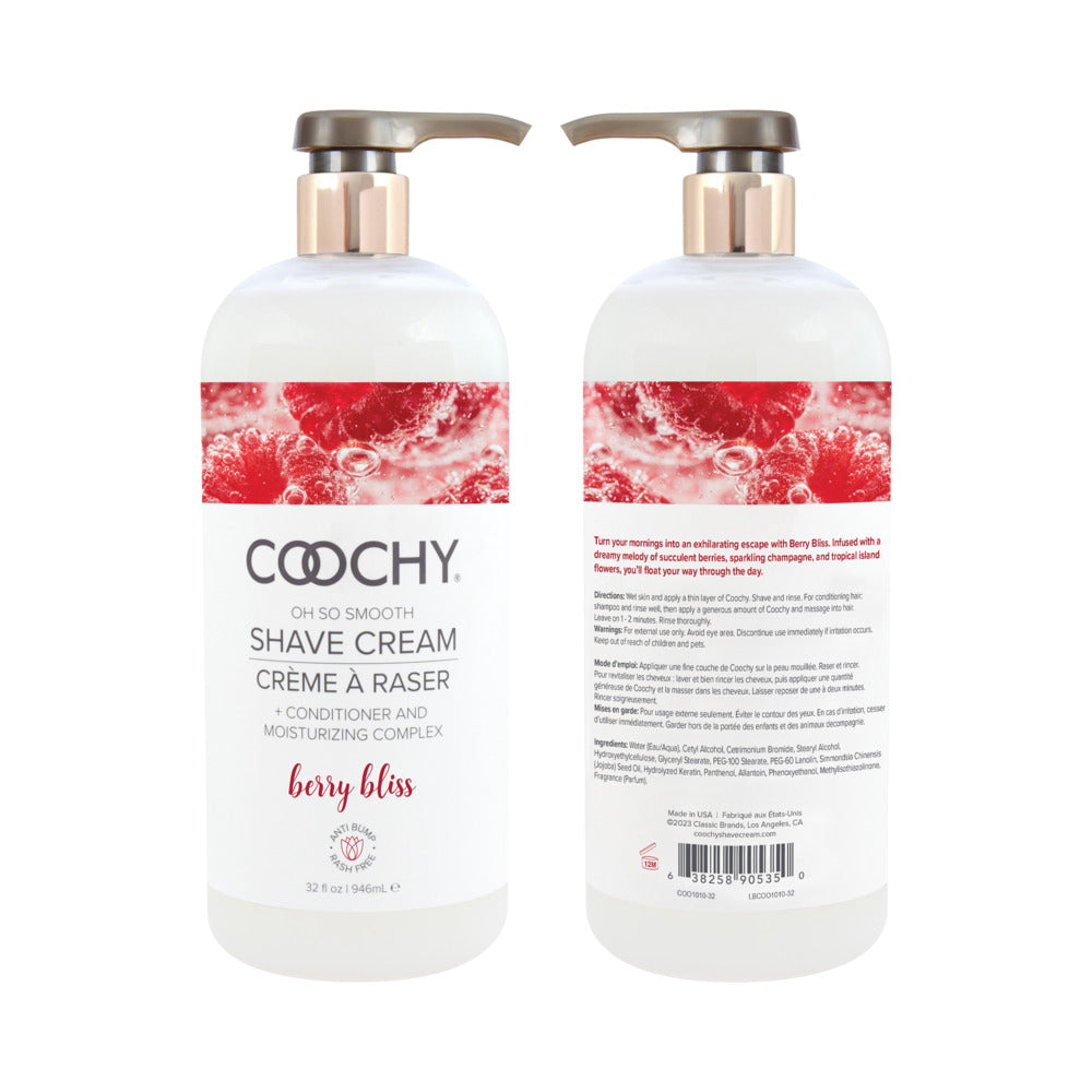 COOCHY BERRY BLISS SHAVE CREAM 32 OZ.