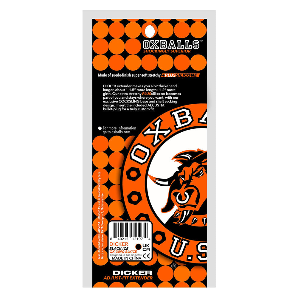 OXBALLS - DICKER ULTRA-SLIM COCKSHEATH CLEAR ICE