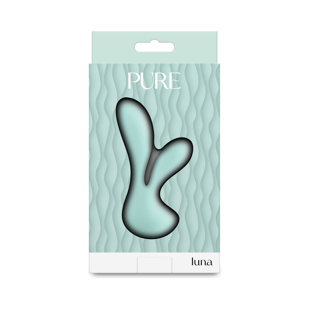 PURE LUNA PETITE VIBRATING RABBIT TEAL