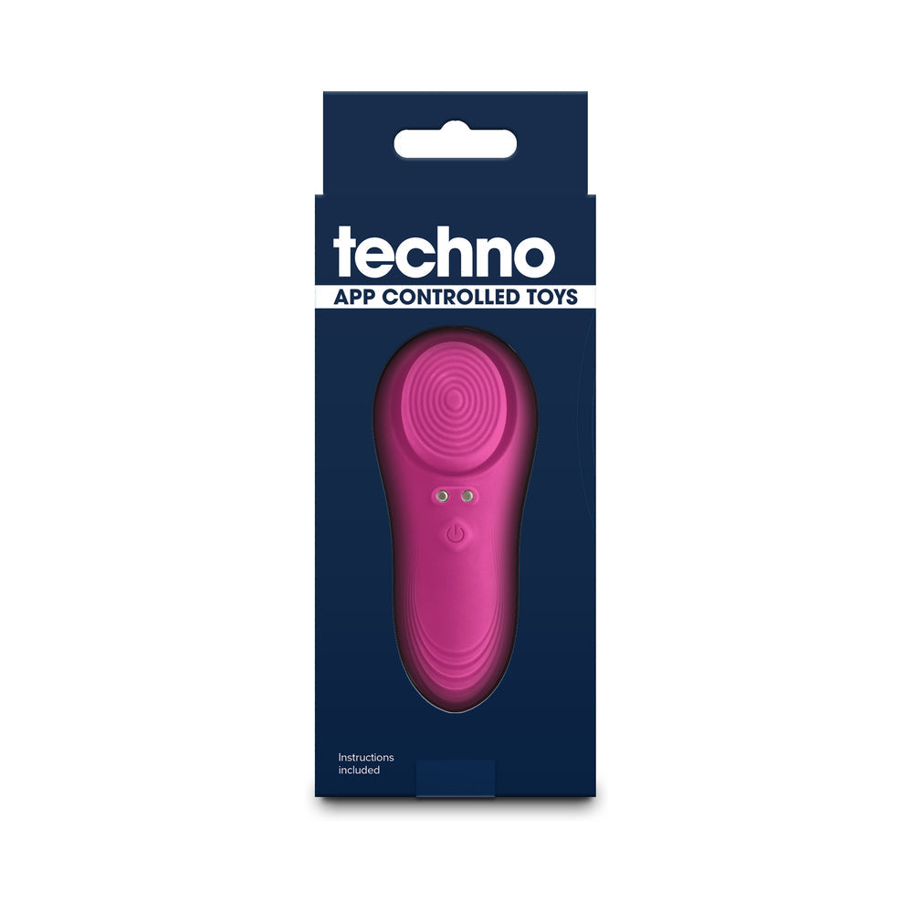 NS NOVELTIES - VIBRO-CULOTTE TECHNO LUCY CONTRÔLÉ PAR APPLICATION, MAGENTA MAGNÉTIQUE