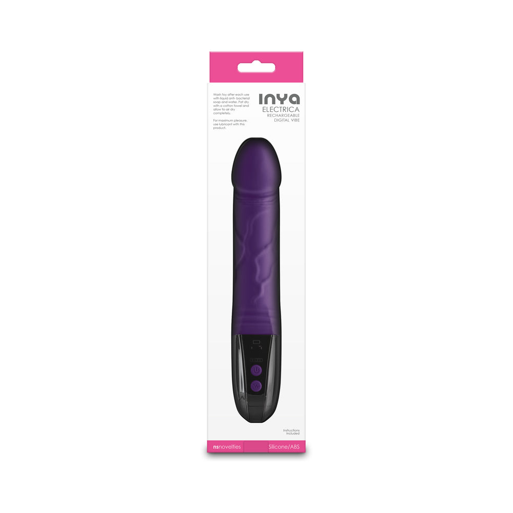 NS NOVELTIES - INYA ELECTRICA PHALLIC VIBE PURPLE