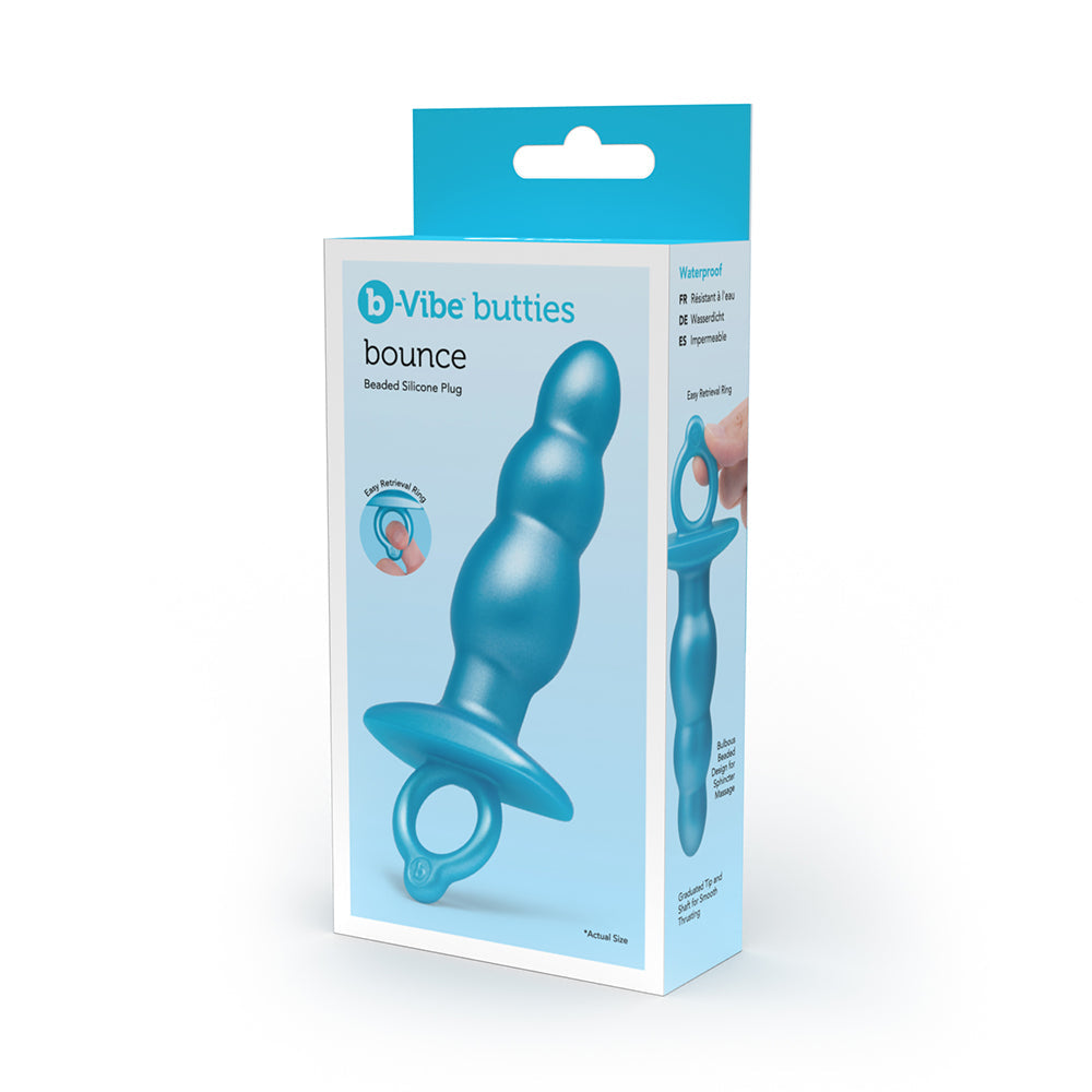 B-VIBE - BUTTIES BOUNCE BEADED SILICONE PLUG