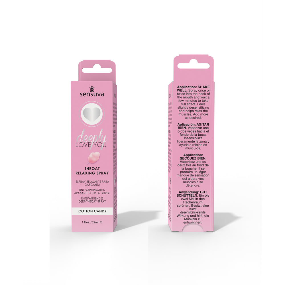 DEEPLY LOVE YOU THROAT RELAXING SPRAY COTTON CANDY 1 OZ.