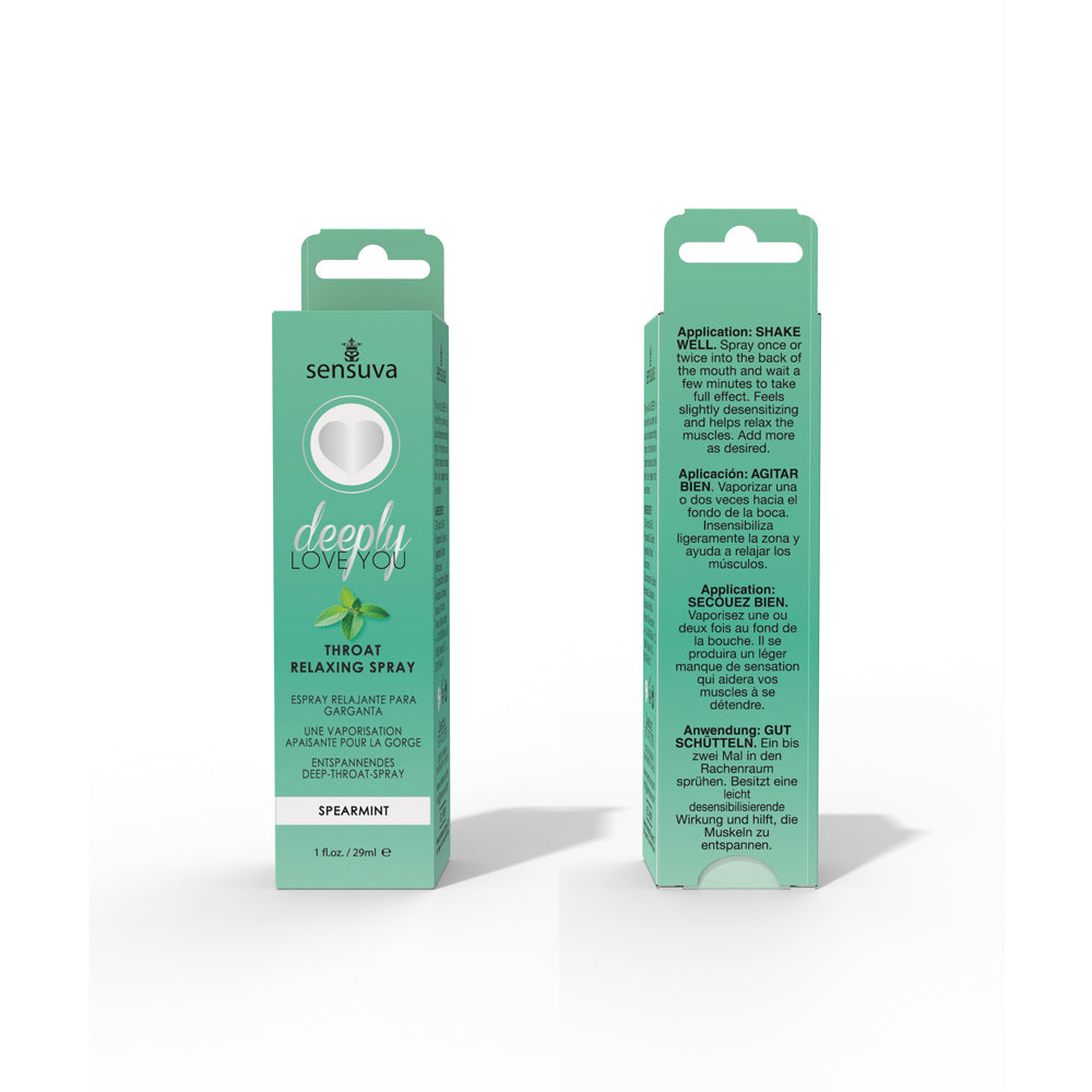 SENSUVA - DEEPLY LOVE YOU THROAT RELAXING SPRAY SPEARMINT 1 OZ.