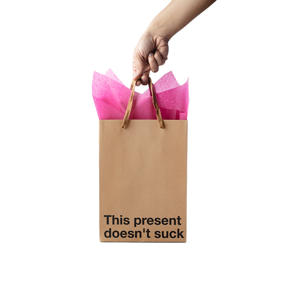 WOOD ROCKET - BOLSAS DE REGALO IRÓNICAS ESTE REGALO PAQUETE DE 3