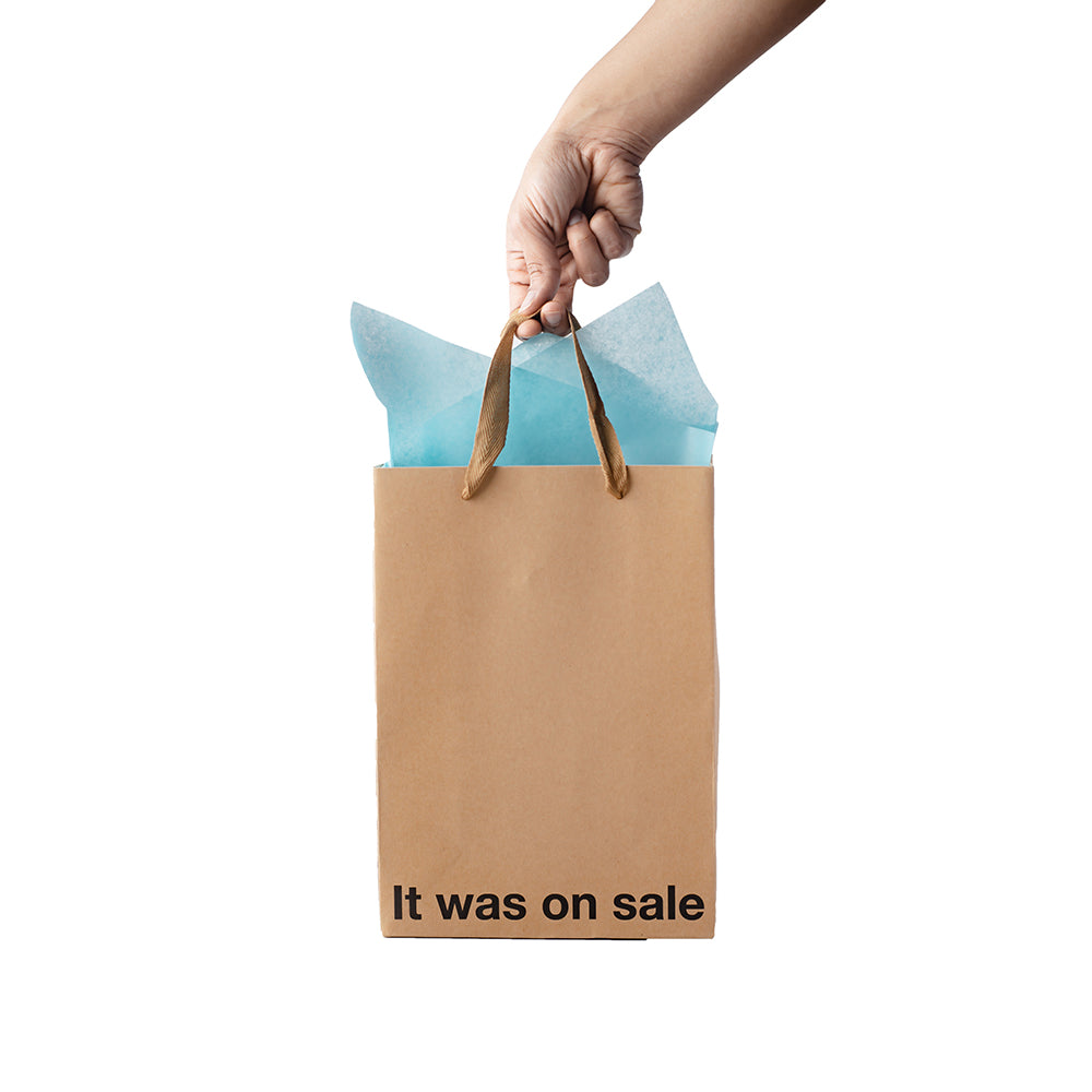 WOOD ROCKET - BOLSAS DE REGALO IRÓNICAS ESTABA EN OFERTA PAQ. DE 3