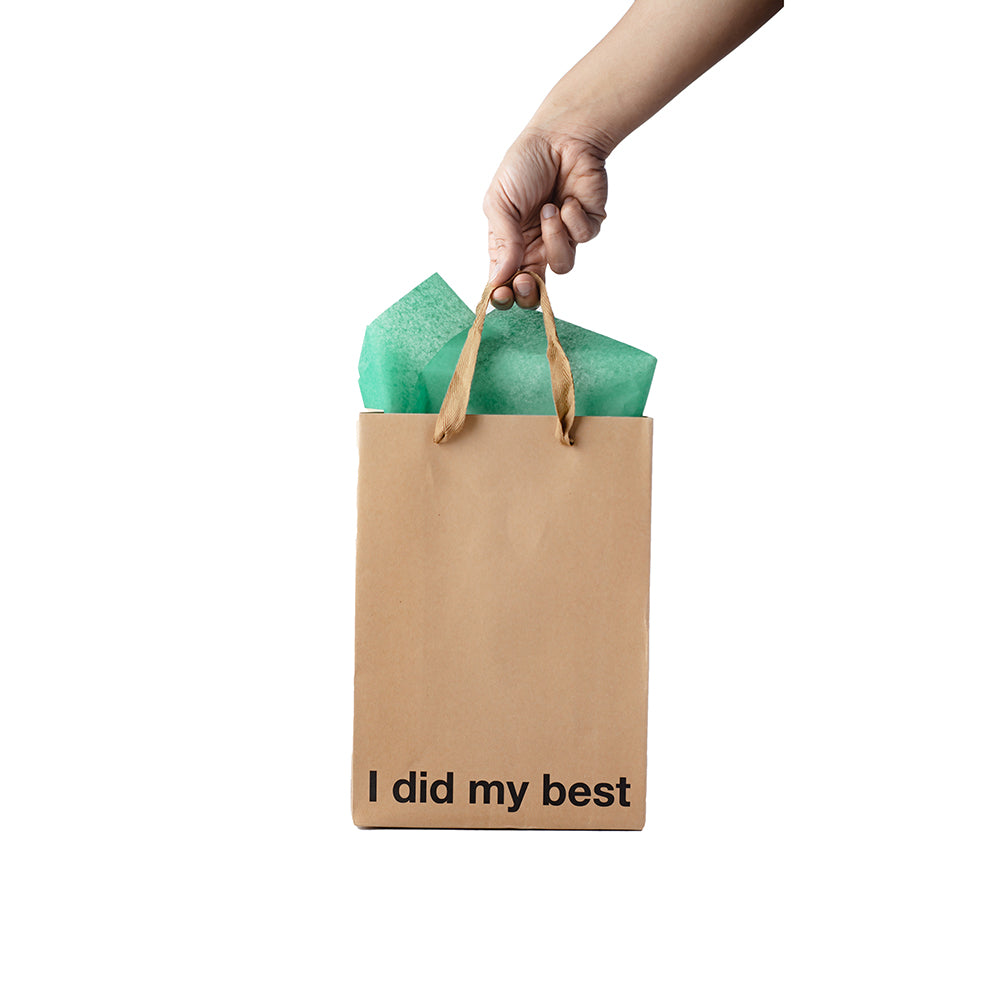 WOOD ROCKET - BOLSAS DE REGALO SARCÁSTICAS HICE LO QUE PUDE PAQUETE DE 3
