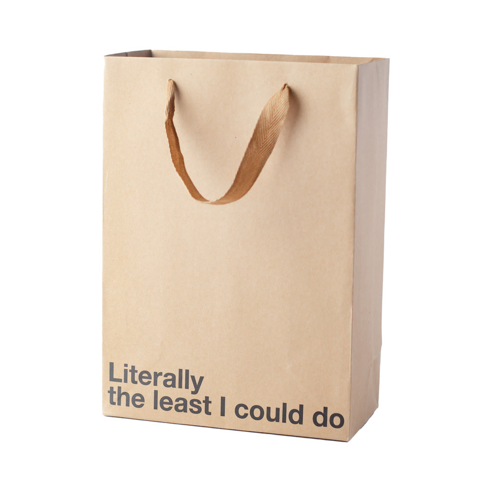 WOOD ROCKET - SNARKY GIFT BAGS LITERALLY THE LEAST 3PK