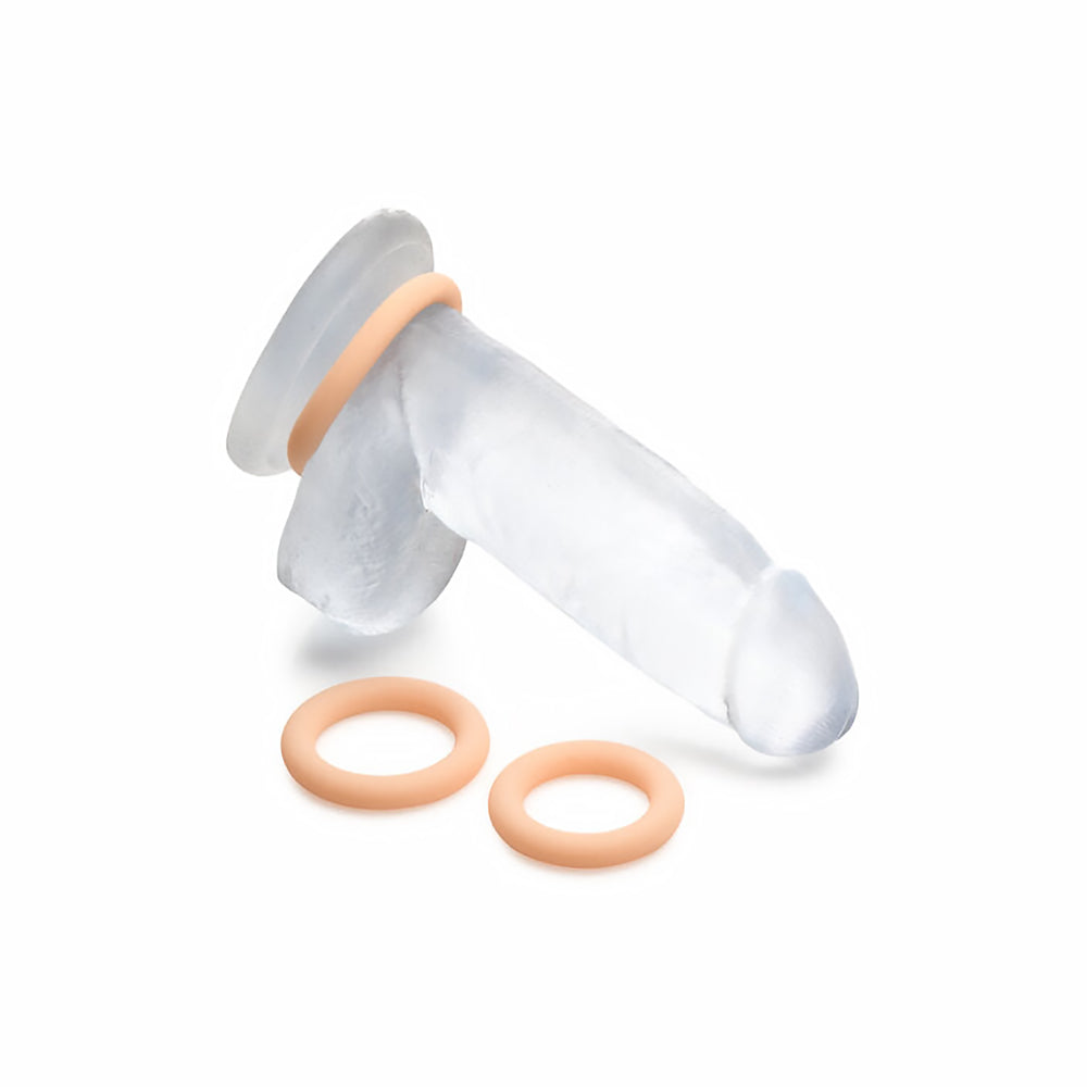CURVE NOVELTIES - JUEGO DE 3 ANILLOS PENEANOS DE SILICONA JOCK LIGHT