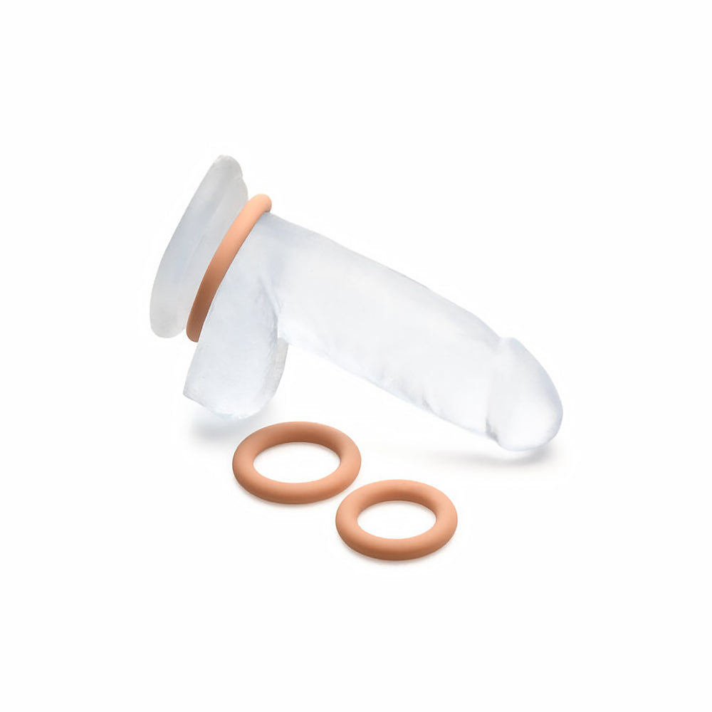 CURVE NOVELTIES - JOCK SILICONE COCK RING 3-PIECE SET MEDIUM