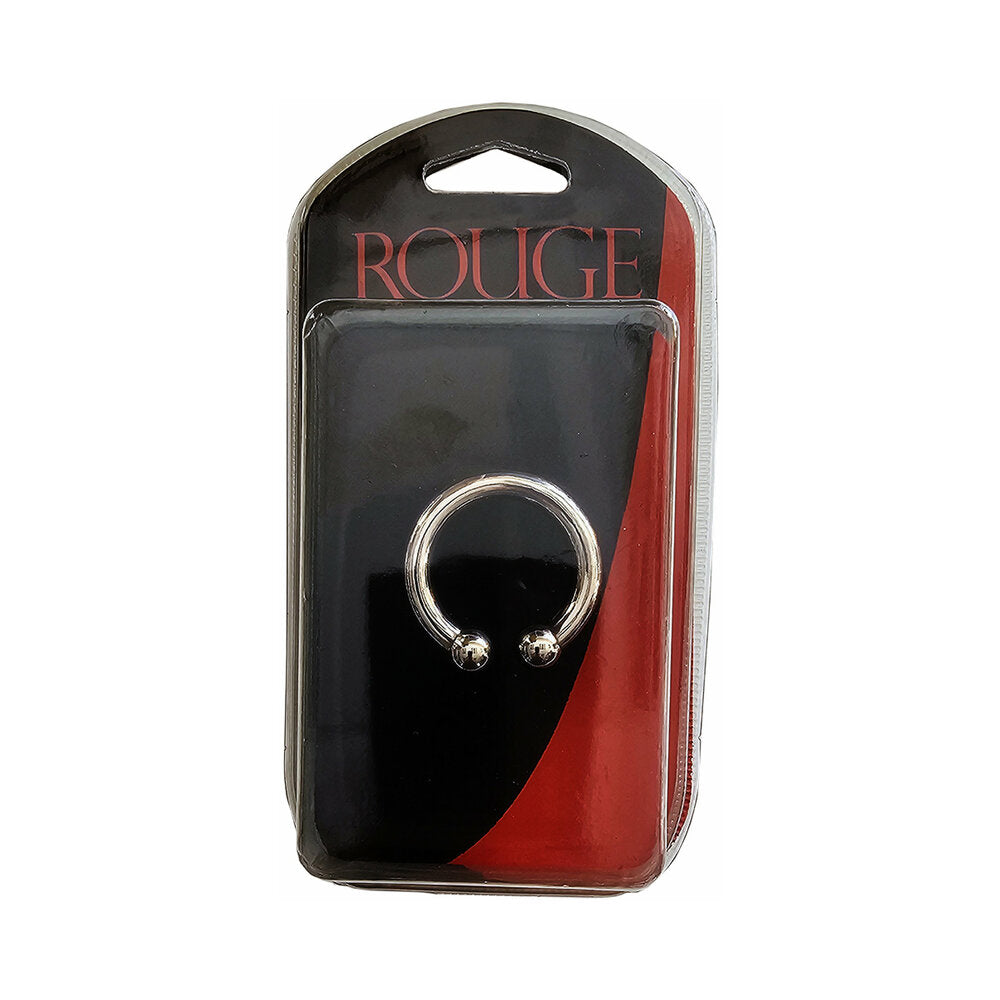 ROUGE GARMENTS - ROUGE STAINLESS STEEL HORSESHOE COCK RING (30MM)