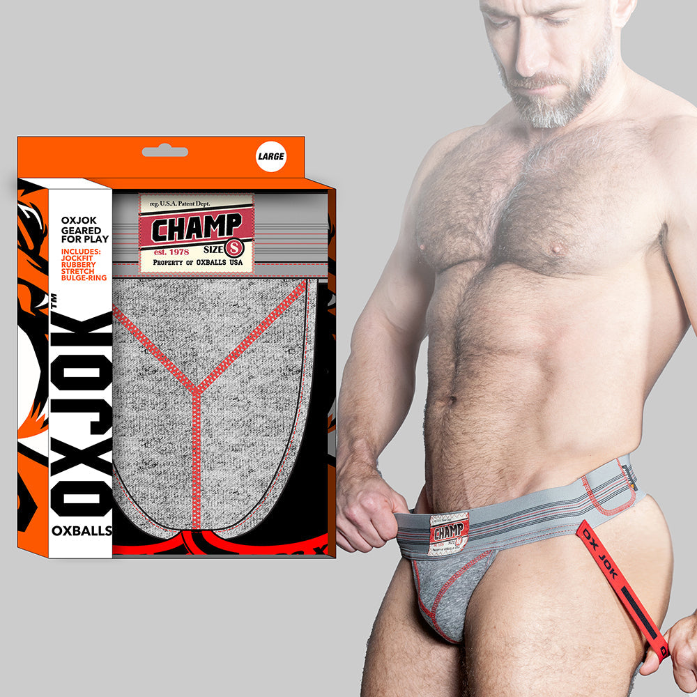 OXBALLS - OXJOK CAMISETA VINTAGE JOCK HEATHER