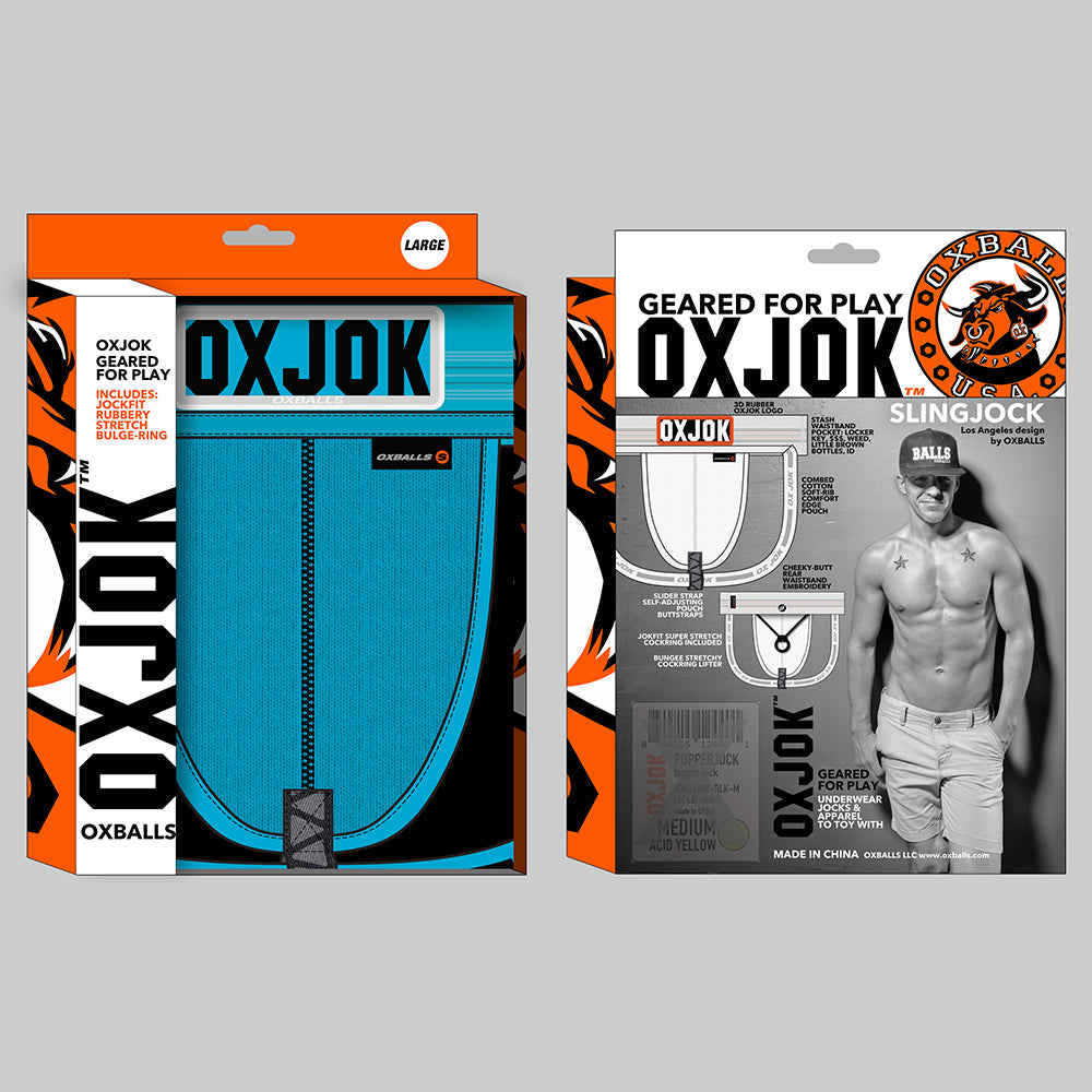 OXBALLS OXJOK SLINGJOCK UPTHRUST SLIDER-STRAP JOCK POOL L