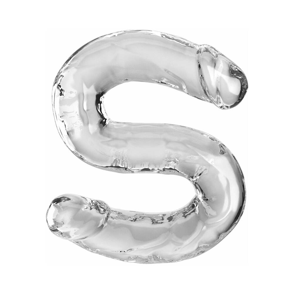 PIPEDREAM - KING COCK DOUBLE DILDO 18 IN. CLEAR