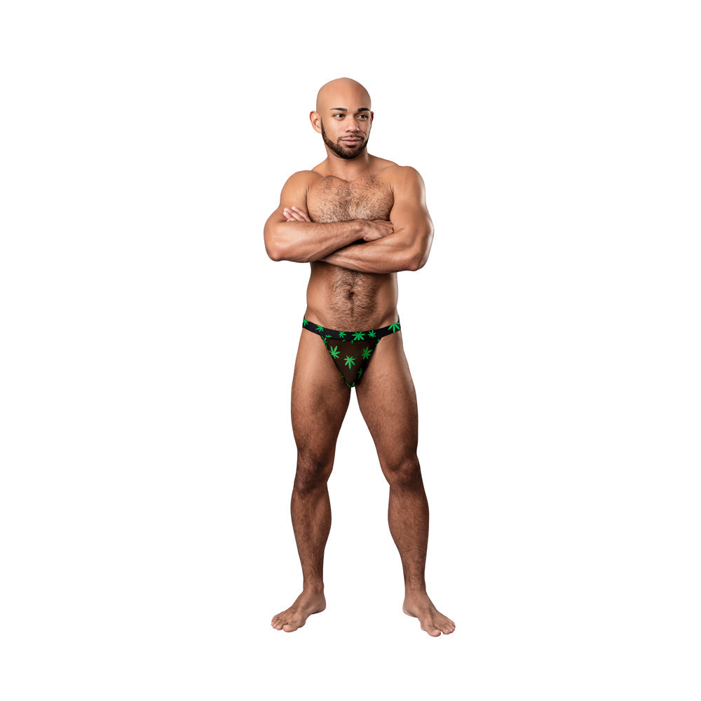 MALE POWER - HAZY DAYZ JOCK POT LEAF L/XL