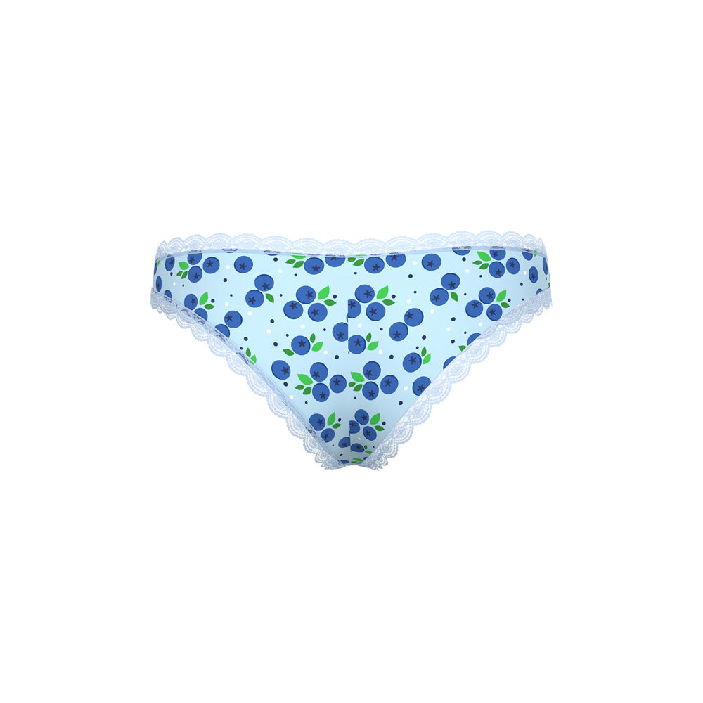 MAGIC SILK - SWEET TREATS BOY SHORT WITH LUBE BLUEBERRY L/XL