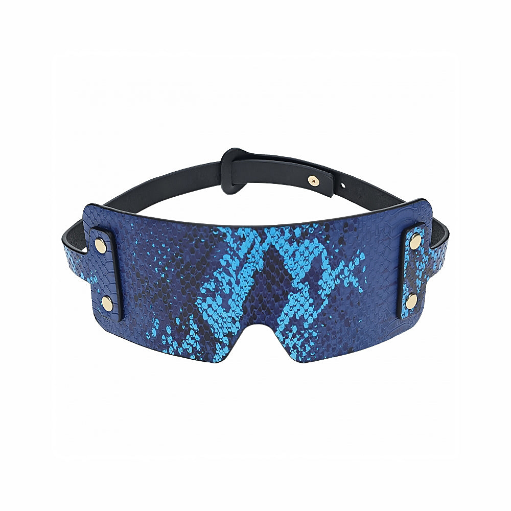 OUCH! INTERNATIONAL FLORENCE COLLECTION BLINDFOLD BLUE