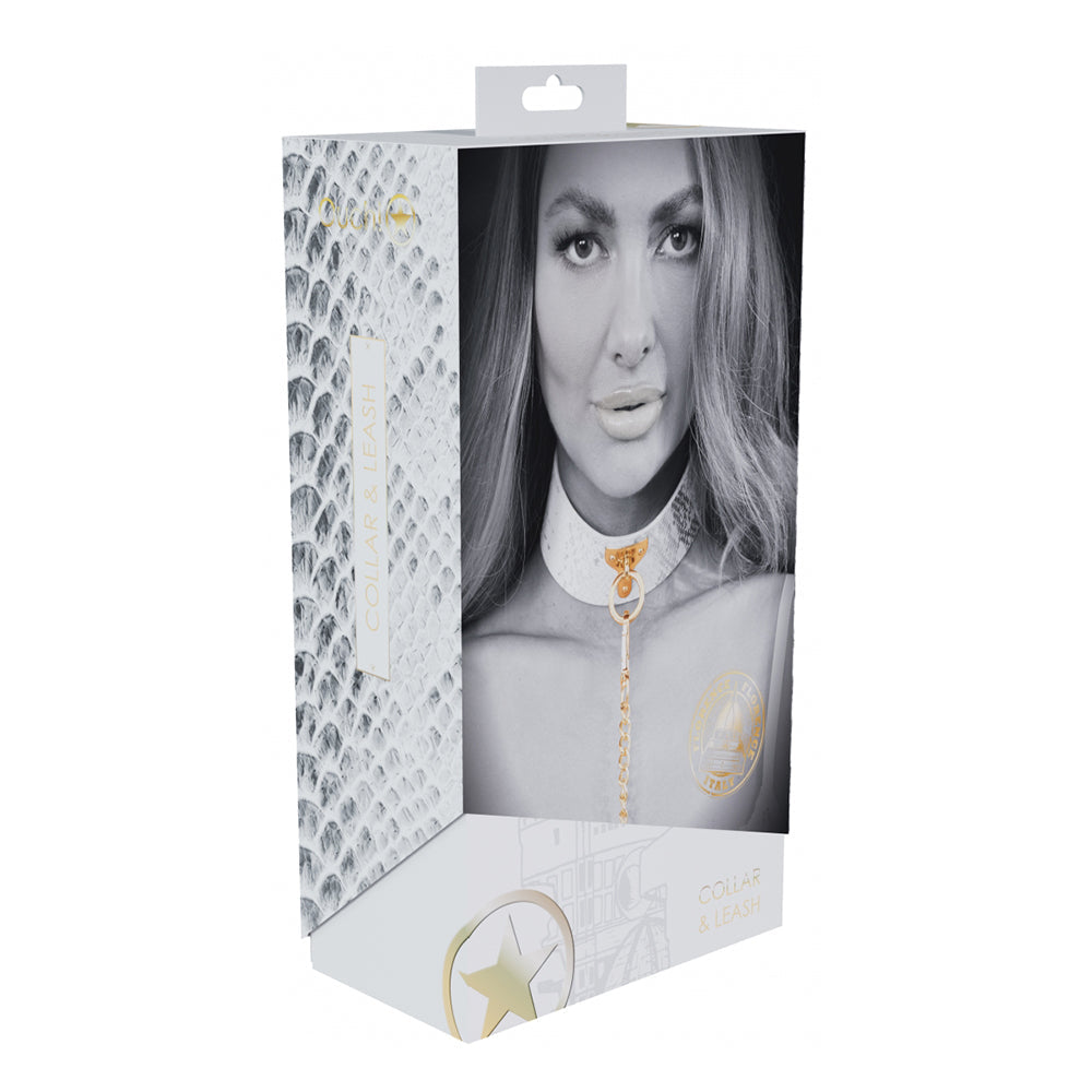 SHOTS - OUCH! INTERNATIONAL FLORENCE COLLECTION COLLAR WITH LEASH