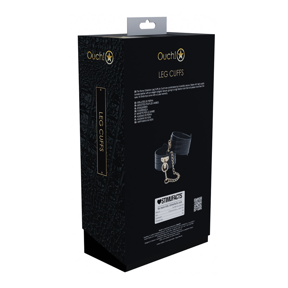 OUCH! INTERNATIONAL ROME COLLECTION LEG CUFFS