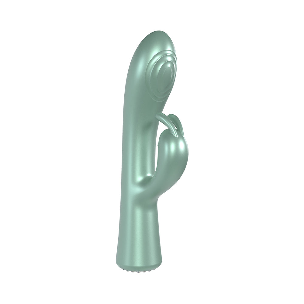 LOVELINE LA PERLA I RECHARGEABLE SILICONE RABBIT GREEN