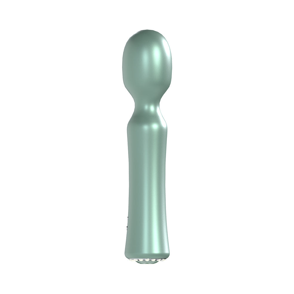 LOVELINE LA PERLA IV RECHARGEABLE SILICONE WAND GREEN