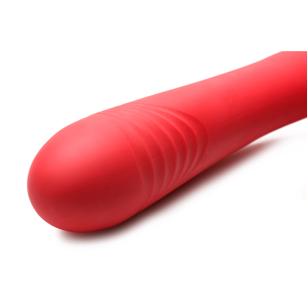 XR BRANDS - BLOOMGASM BLOOMING BUNNY SUCKING & THRUSTING SILICONE RABBIT VIBRATOR