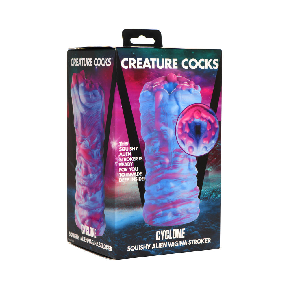 XR BRANDS - VERGAS DE CRIATURAS CICLÓN VAGINA ALIENÍGENA SQUISHY MASTURBADOR