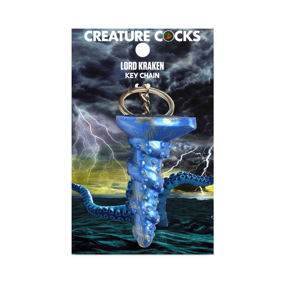 XR BRANDS - CREATURE COCKS LORD KRAKEN SILICONE KEYCHAIN