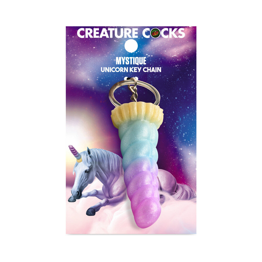 XR BRANDS - CREATURE COCKS MYSTIQUE UNICORN SILICONE KEYCHAIN