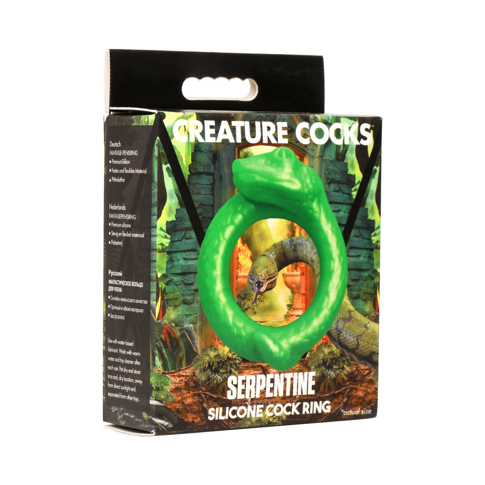 XR BRANDS - CREATURE COCKS SERPENTINE SILICONE COCK RING
