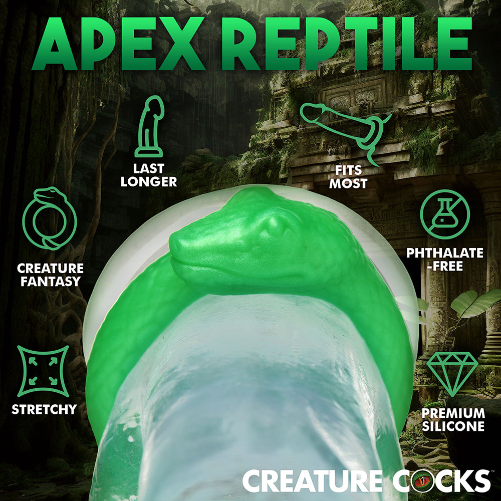XR BRANDS - ANILLO PARA PENE DE SILICONA SERPENTINE DE CREATURE COCKS