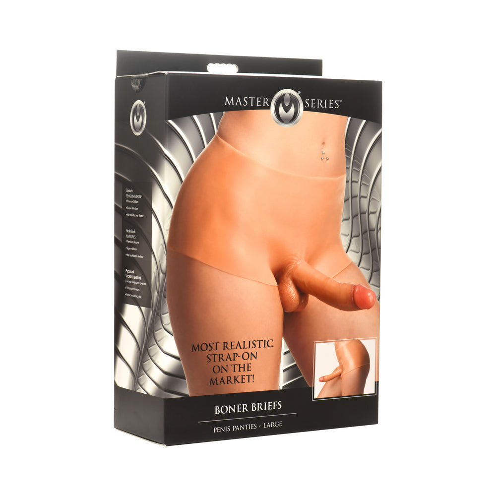 MARCAS XR - CALZONCILLOS BONER DE LA SERIE MASTER, PANTALETAS CON FORMA DE PENE, TALLA MEDIANA