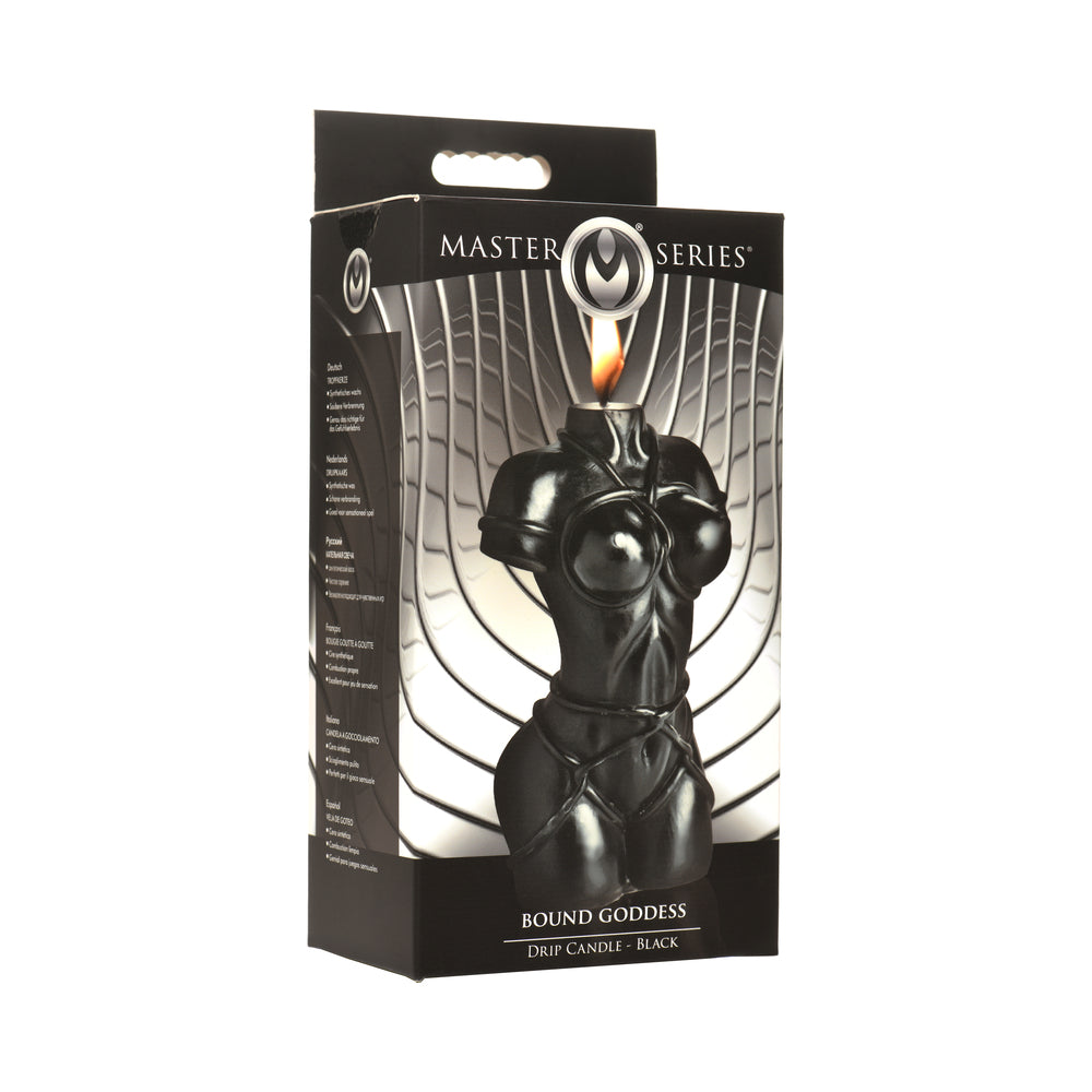 MARCAS XR - SERIE MAESTRA VELA DE CERA NEGRA DIOSA ATADA