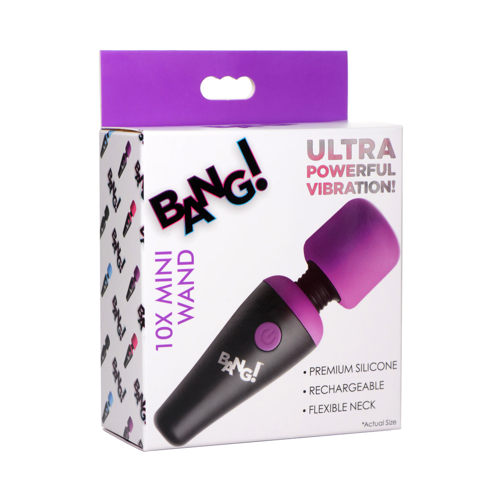 XR BRANDS - BANG! 10X VIBRATING MINI SILICONE WAND