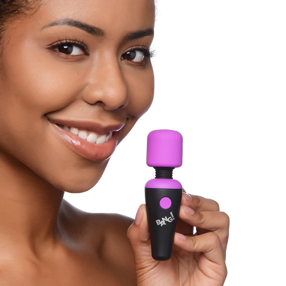 XR BRANDS - MINI VIBROMASSEUR BANG! 10X EN SILICONE