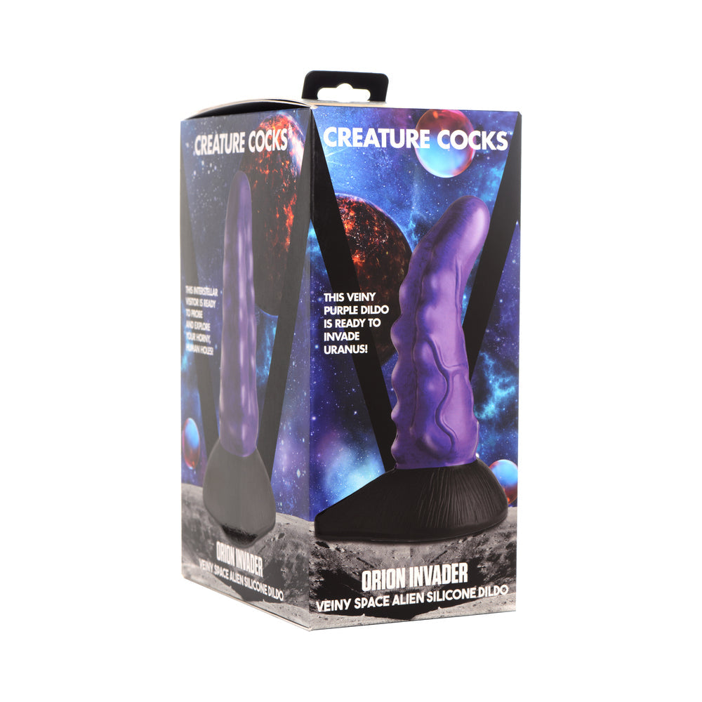 XR BRANDS - CREATURE COCKS ORION INVADER VEINY SPACE ALIEN SILICONE DILDO