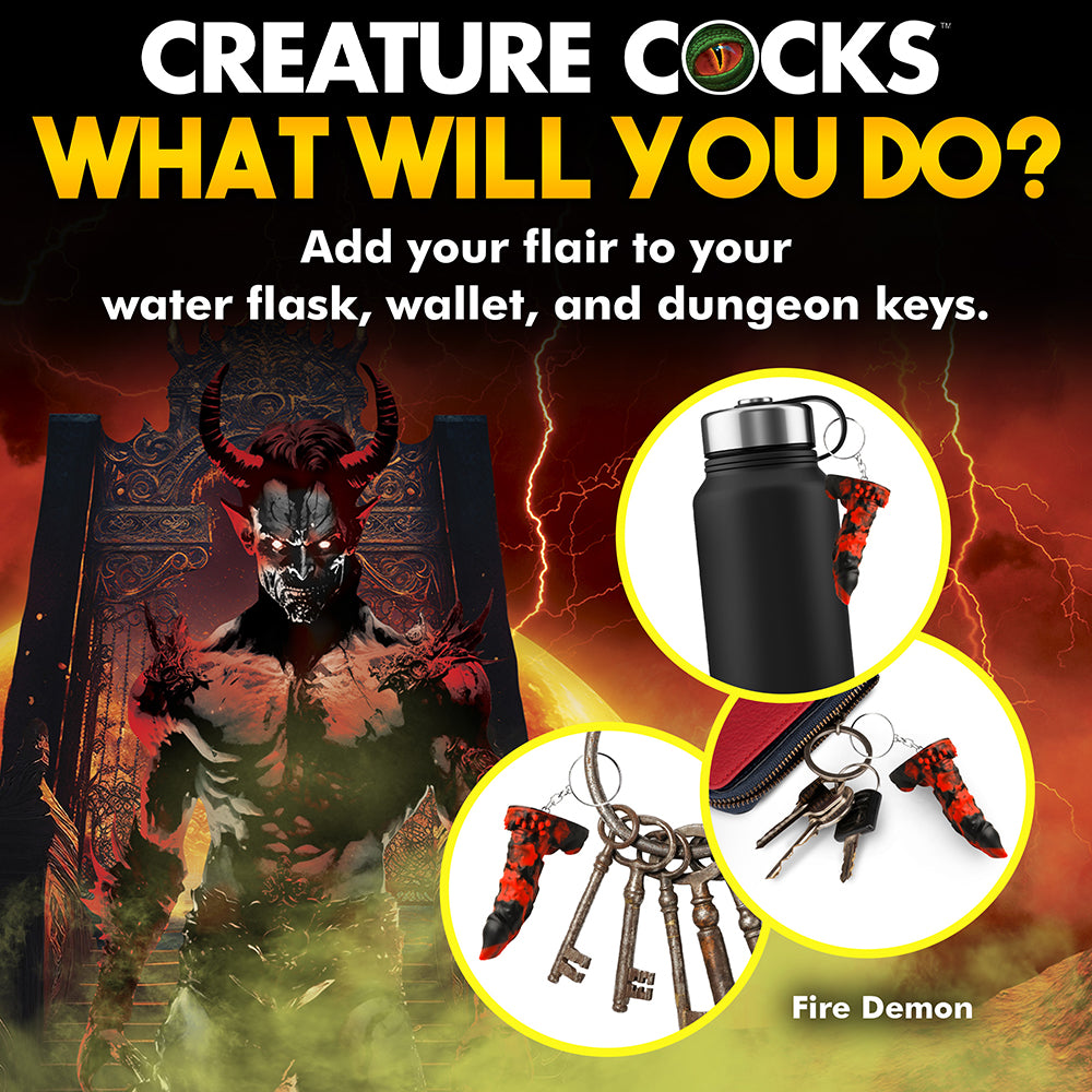 XR BRANDS - LLAVERO FIRE DEMON DE CREATURE COCKS