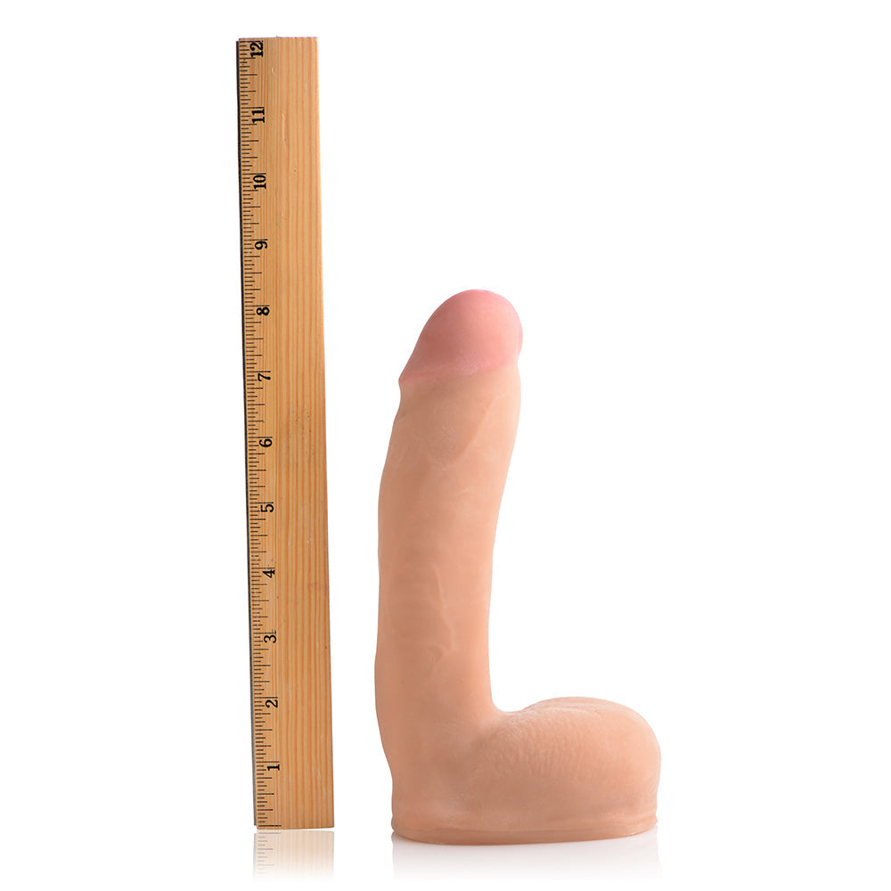 MARQUES XR - DILDO ÉJACULATEUR DOUBLE DENSITÉ 8 POUCES LIGHT