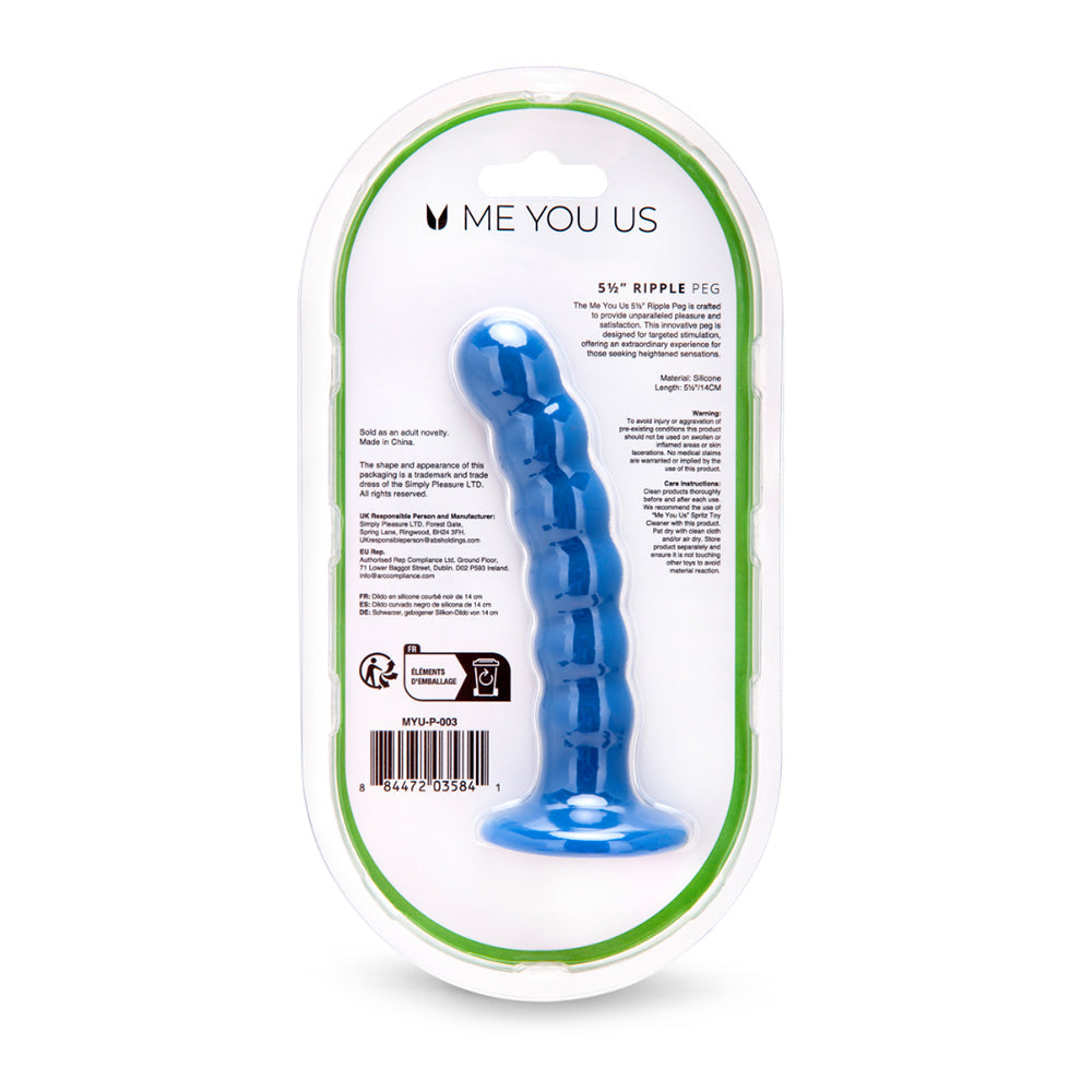 ME YOU US - PEG ONDULADO PUNTO G DE 5.5 PULGADAS