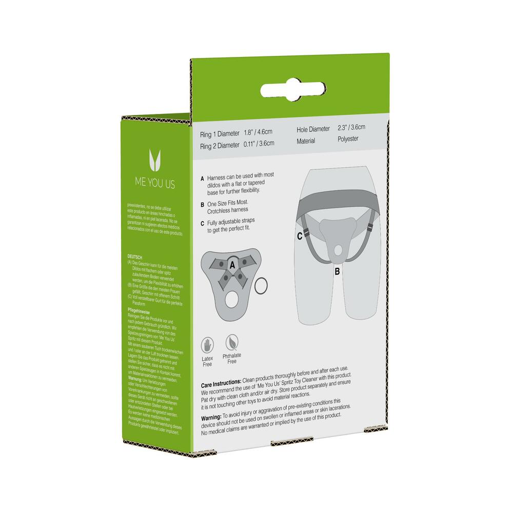 ME YOU US ADJUSTABLE HARNESS BLACK