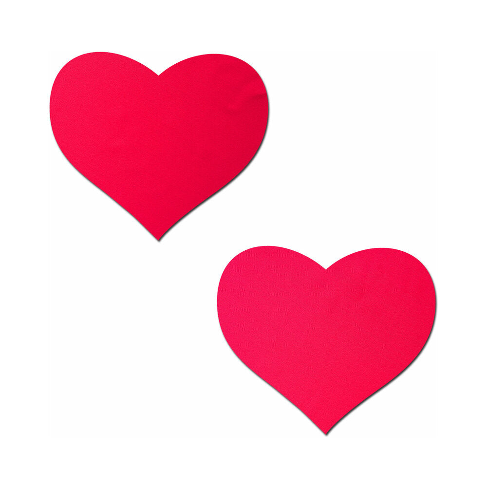 PASTEASE - CUBREPEZONES ADHESIVOS DE LICRA CON CORAZÓN NEÓN QUE BRILLA EN LA OSCURIDAD