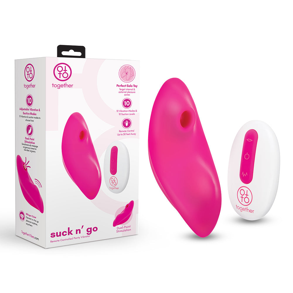 TOGETHER TOY - TOGETHER COUPLES SUCK N'' GO PINK